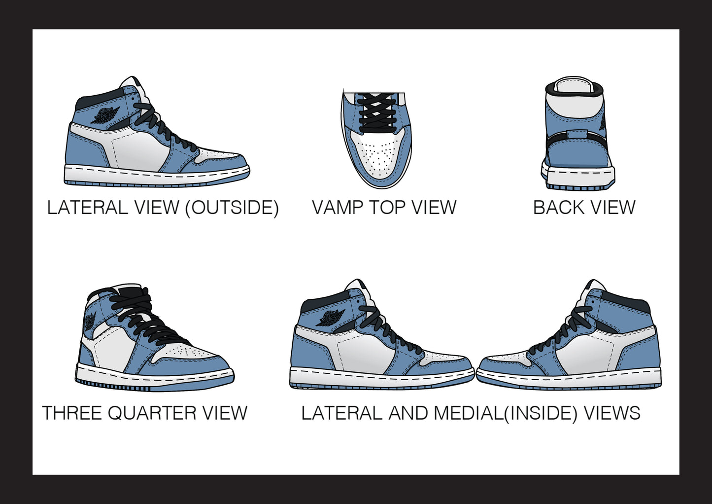 Footwear CADs - Colored