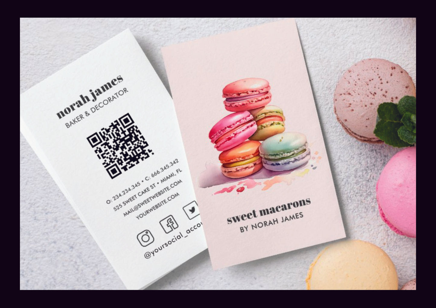 Business Card with QR Code